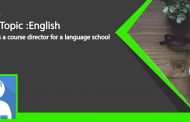 English: As a course director for a language school